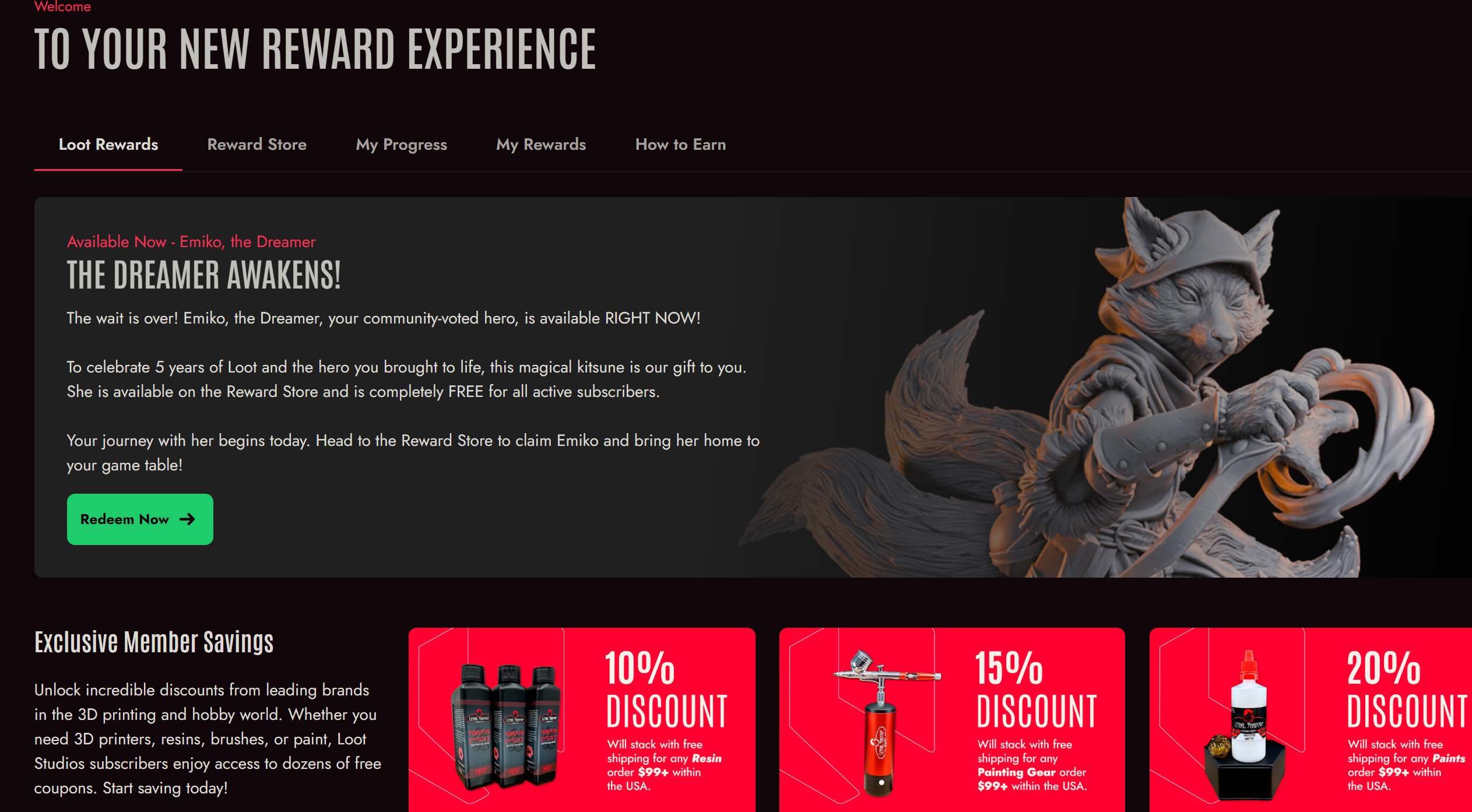 My Projects: Loot Rewards